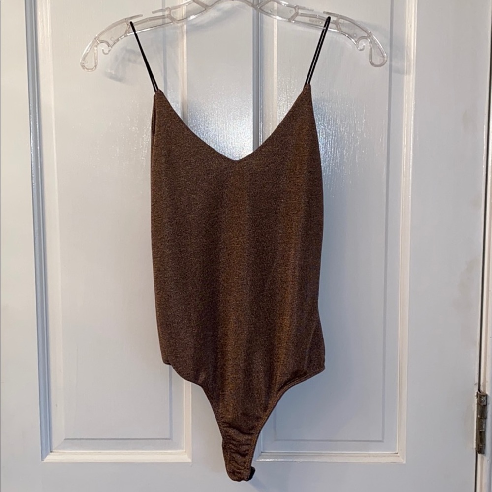 LA Hearts Gold Body Suit